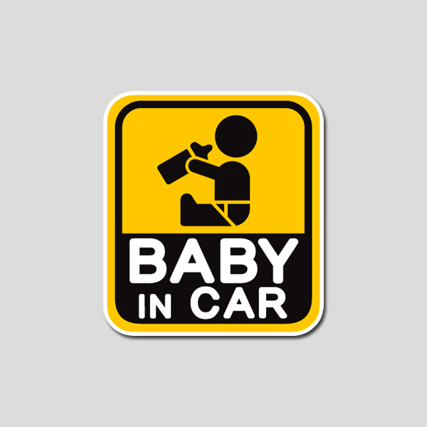 사각 BABY IN CAR-02-Printing