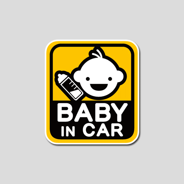 사각 BABY IN CAR-05-Printing