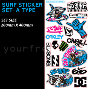 SURF STICKER SET-A TYPE-Printing